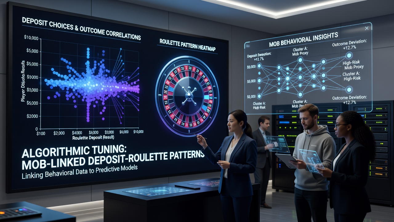 Data visualization of deposit patterns influencing mobile roulette outcome distributions in casino software