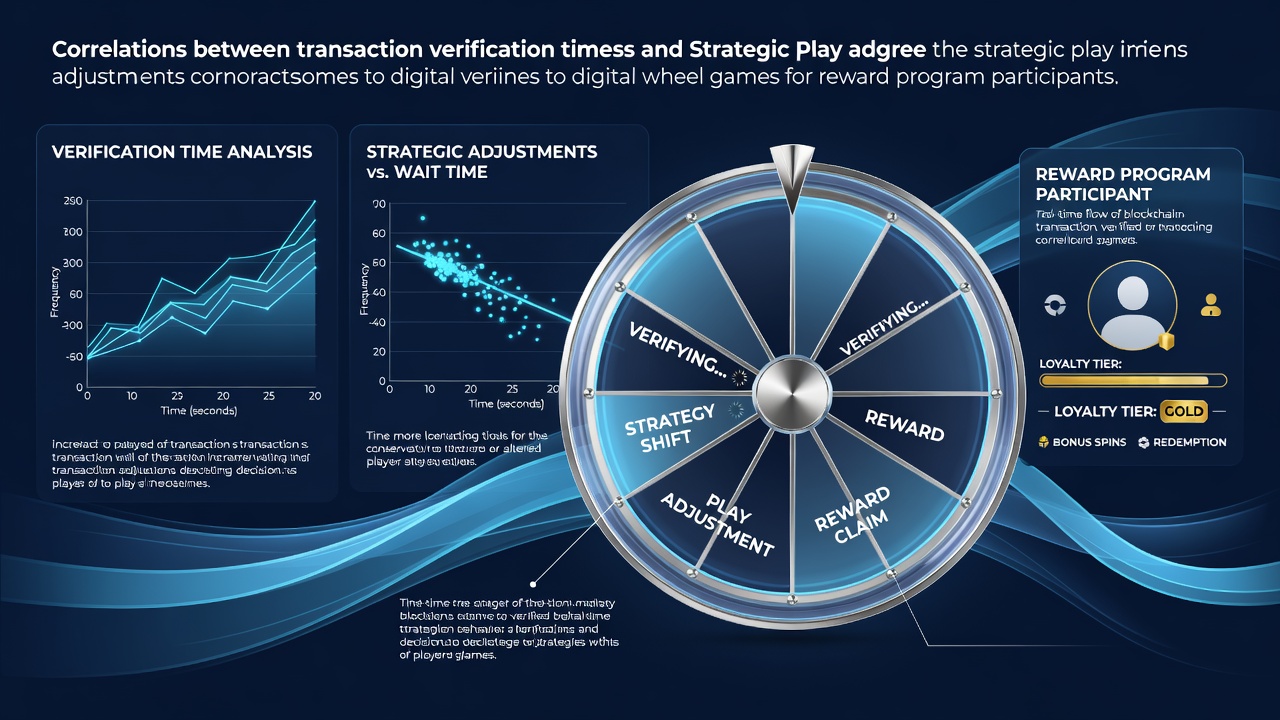 Digital wheel game interface showing transaction processing indicators and player reward tiers