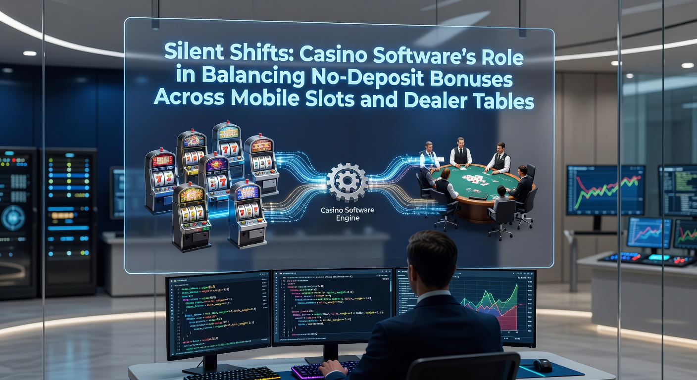 Digital dashboard showing casino software algorithms adjusting bonus distributions in real-time across slots and tables