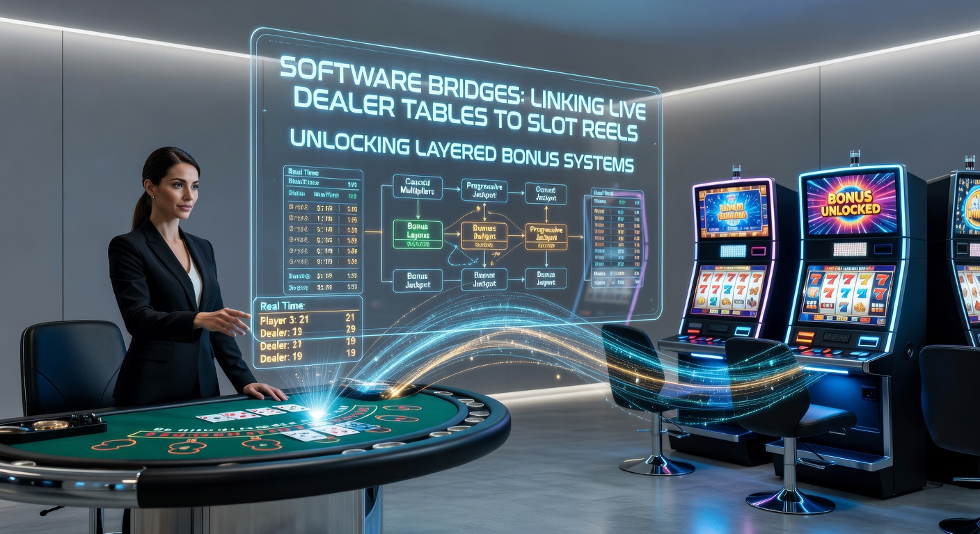 Screenshot of a casino interface displaying a live dealer roulette wheel synced to slot reels with bonus meters filling up in real time