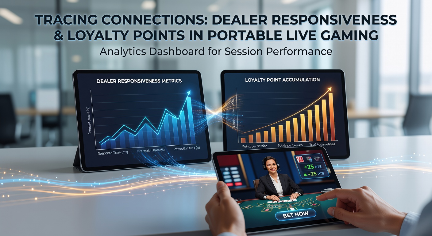 Data visualization showing dealer response times correlated with loyalty point accumulation in mobile live gaming sessions