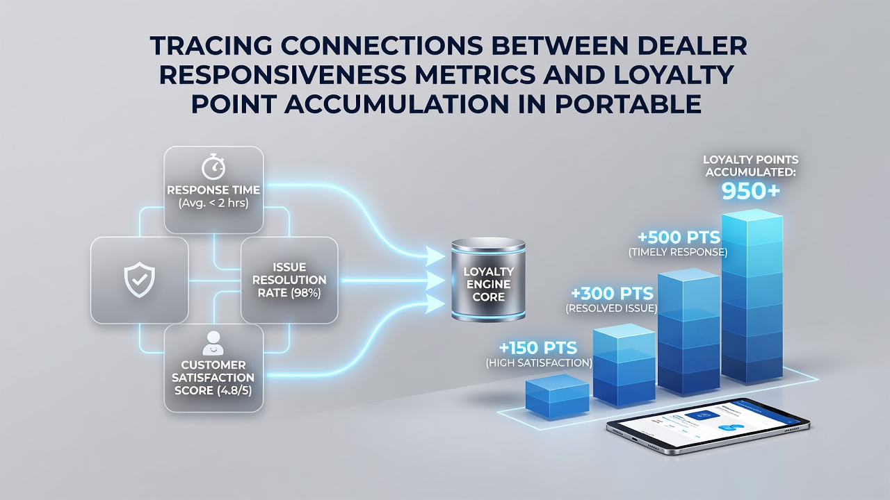 Analytics dashboard illustrating correlations between response metrics and loyalty rewards in live mobile gaming